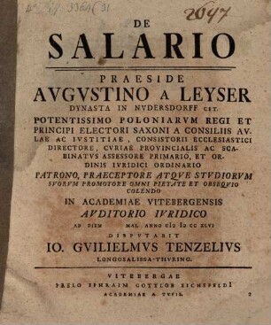 De salario