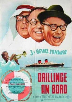 Drillinge an Bord