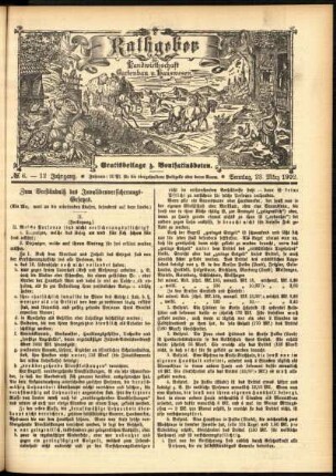 Ausgabe vom Sonntag, den 23. März 1902.