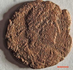 Römische Münze, Nominal Centenionalis, Prägeherr Valentinianus I., Prägeort Trier, Original