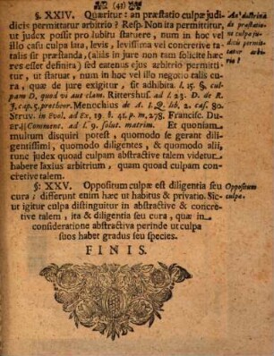 Disputationem Juridicam De Culpa, Qvae Concretive Talis Dicitur, & in omni contractu venit præstanda