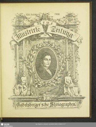 25.1908+Index: Neue illustrierte Zeitung für Gabelsbergersche Stenographen