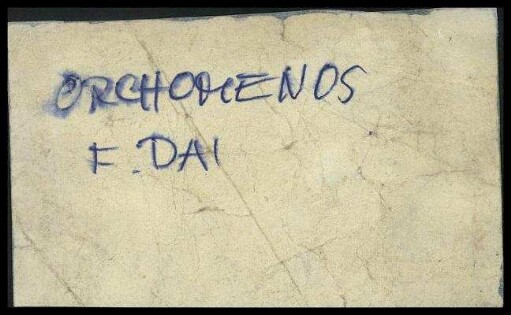 Fundzettel Orchomenos