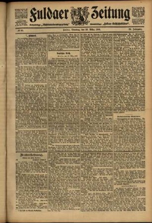 Ausgabe vom Dienstag, den 20. März 1906.