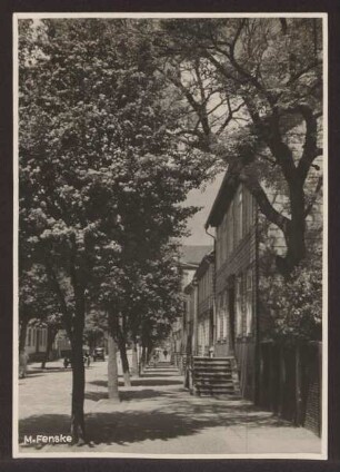 Leopoldstraße. Detmold. westliche Straßenseite, Blickrichtung Süden