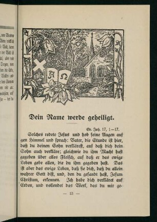 13-21, Dein Name werde geheiligt