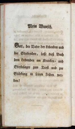 Mein Wunsch.