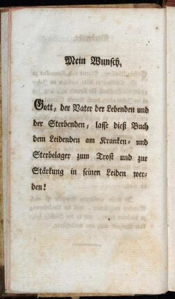 Mein Wunsch.