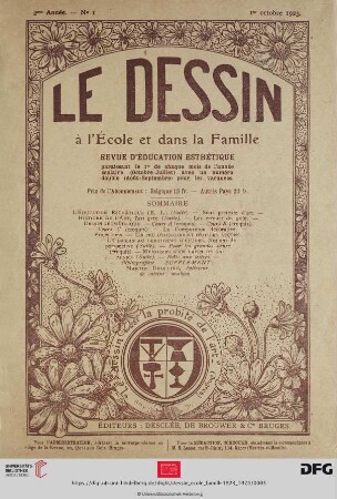 No. 1 (1er octobre 1923)