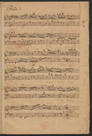 Präludien; clavier; c-Moll; BWV 934