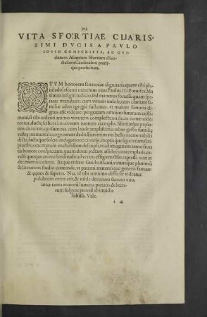 Vita Sfortiae Cuarissimi Ducis