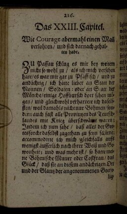 Das XXIII. Capitel.