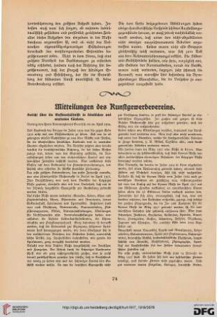 Mittelungen des Kunstgewerbevereins