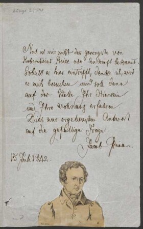 Brief an Unbekannt : 15.07.1842