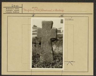 Sühnekreuz in Dreikretscham : Kamjentny pokutny křiž w Haslowje