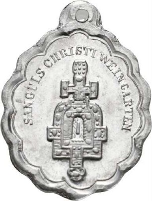 Kleine Medaille des Klosters Weingarten, 19./20. Jahrhundert