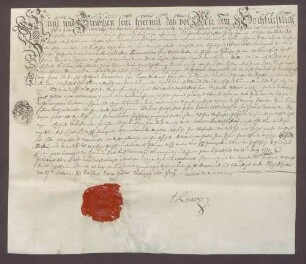 Die Kirchenschaffnei Bischofsheim und Oberförster Gebhard tauschen benannte Grundstücke daselbst.