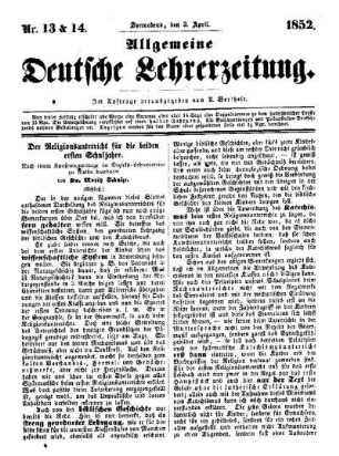 Der Religionsunterricht für die beiden ersten Schuljahre : nach einem Konferenzvortrage im Bezirks-Lehrervereine zu Gotha bearbeitet