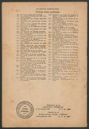 Colección Argentores - Últimas obras publicadas