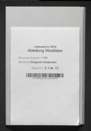 Berichte. Provenienz: Oberförsterei Lichtenau