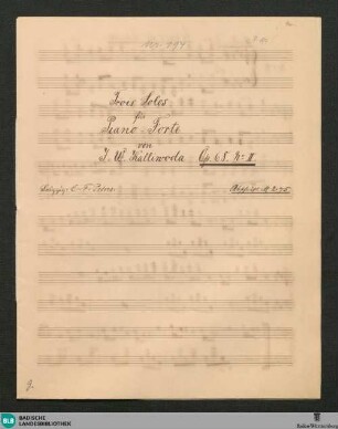 Tempo di marcia - JWK Mus.Ms. 194 : pf; E|b; op. 68/2, StrK 68/2