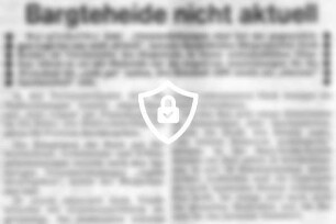 Steuererhöhung für Bargteheide nicht aktuell