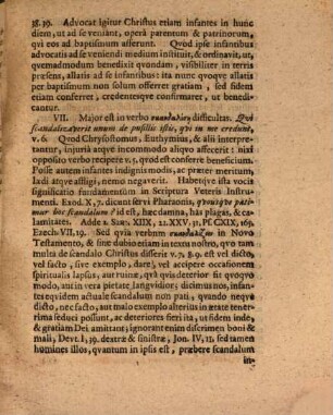 Disputatio Theologica, De Fide Baptizatorum Infantum