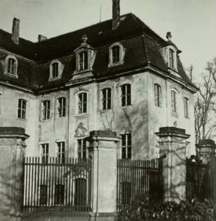 Canitz-Wasewitz. Schloß. Gartenseite vor der Zerstörung 1945