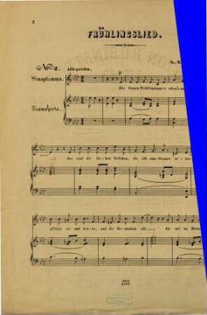 Frühlingslied : op. 32,2