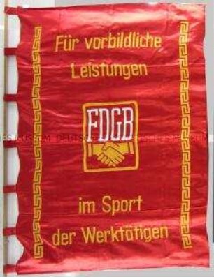 Ehrenbanner des Freien Deutschen Gewerkschaftsbundes