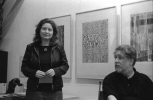 Brecht-Haus : Im Brecht-Haus: (Steffen Jacobs) Marit Gienke, Richard Pietrass