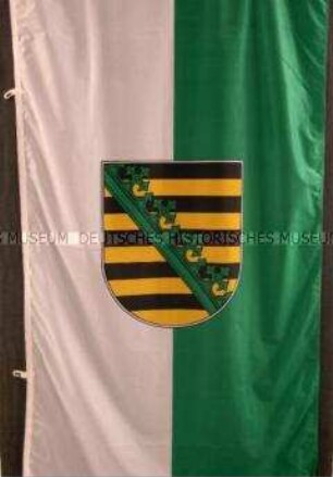 Flagge des Landes Sachsen