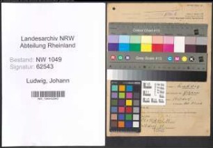 Entnazifizierung Johann Ludwig , geb. 12.10.1903 (Schlosser)