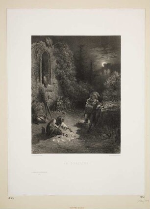 La Sorcière, Blatt 2 der Folge "L’Album de Gustave Doré"
