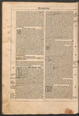 Incipit liber proverbiorum: quem hebrei. Misle vel Masloth apallant.