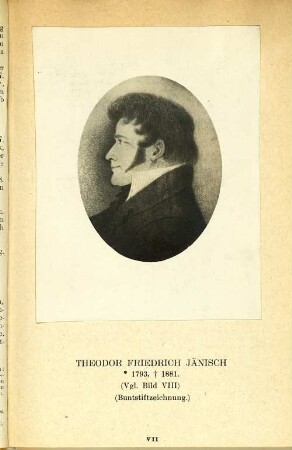 Theodor Friedrich Jänisch * 1793, + 1881.