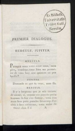 Premier Dialogue