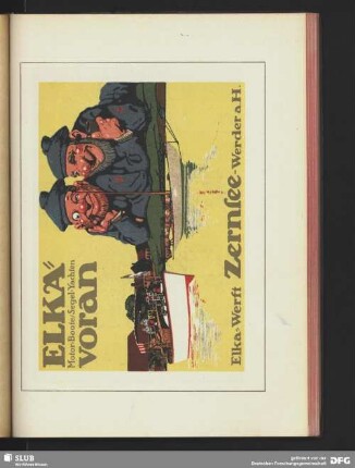 ELKA voran. Motor-Boote/ Segel-Yachten