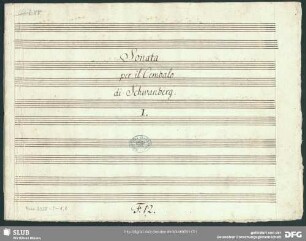Sonatas - Mus.3335-T-1,1 : cemb - E|b