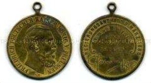 tragbare Medaille auf den Regierungsantritt Kaiser Friedrich III.