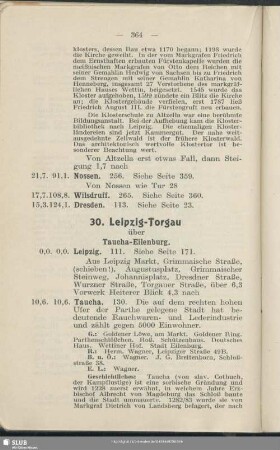 30. Leipzig - Torgau : über Taucha - Eilenburg