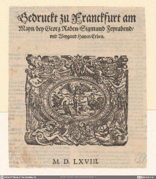 Druckermarke Rab, Georg / Feyerabend, Sigmund / Han, Weigand 