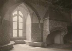 Meißen. Albrechtsburg, Ostbau, Rätestube mit Kamin