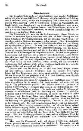 574-576, Jugendgerichte
