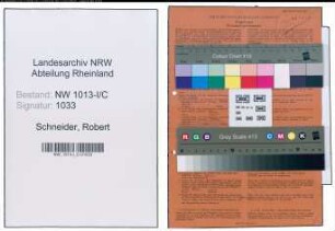 Entnazifizierung Robert Schneider , geb. 24.08.1907 (Viehhaendler)