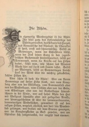 Die Rhön.