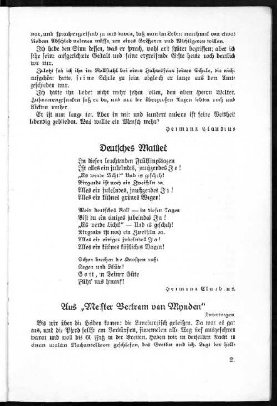 Aus "Meister Bertram van Mynden"