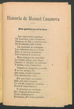 Dos palabras al lector