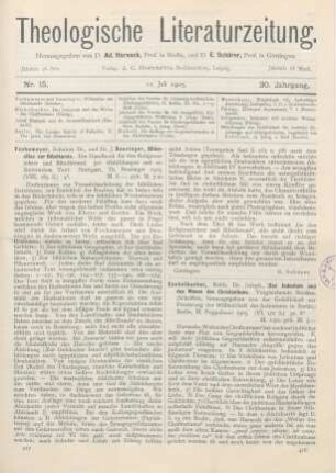 418-421 [Rezension] Eschelbacher, Joseph, Das Judentum und das Wesen des Christentums