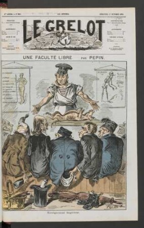Un faculté libre, par Pépin